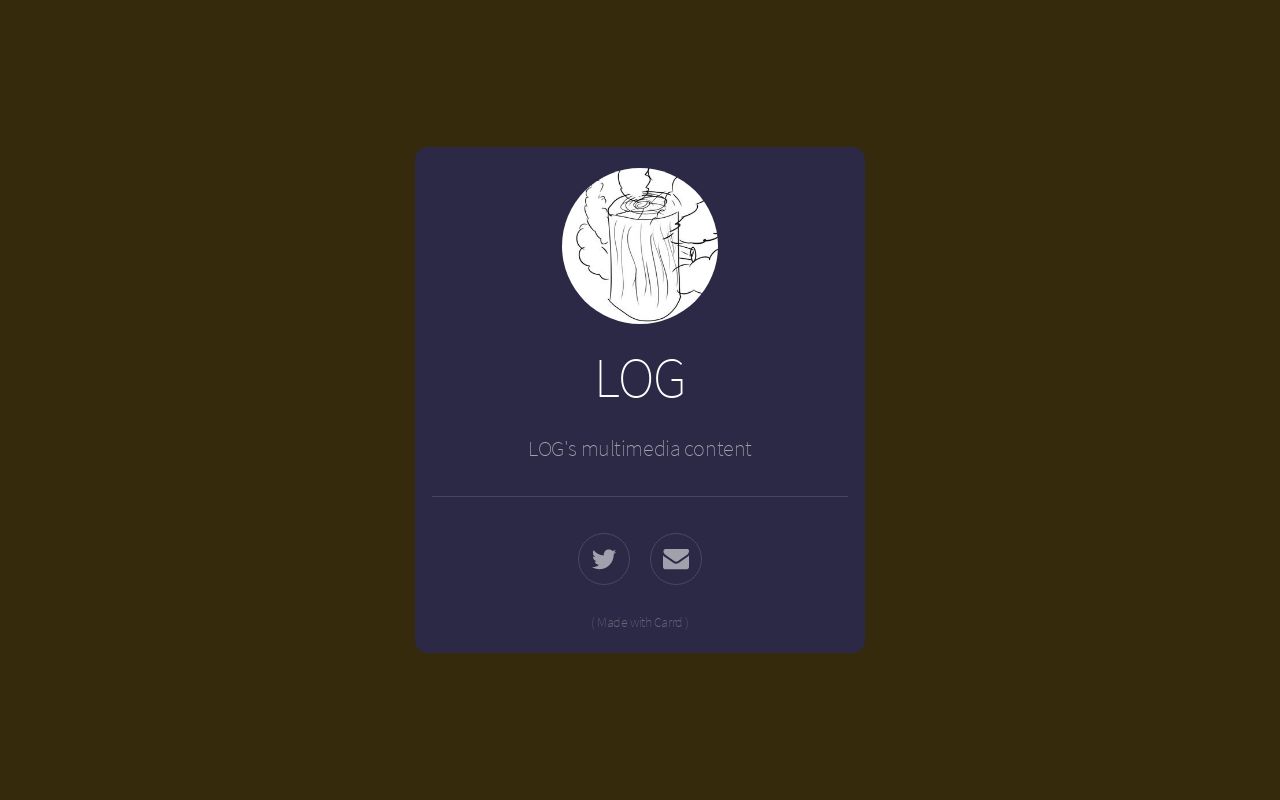 Carrd profile picture for @logs